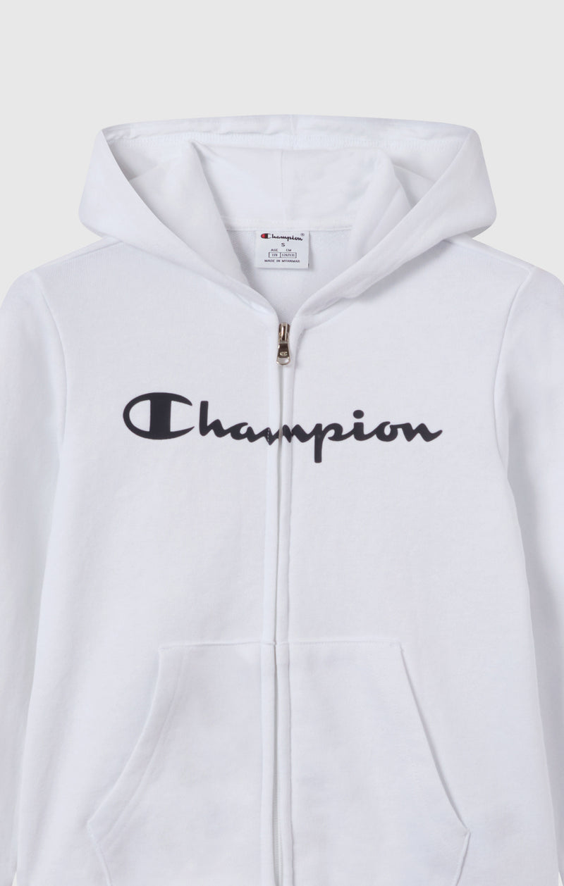 Boys' Full Zip Hoodie with Maxi Logo