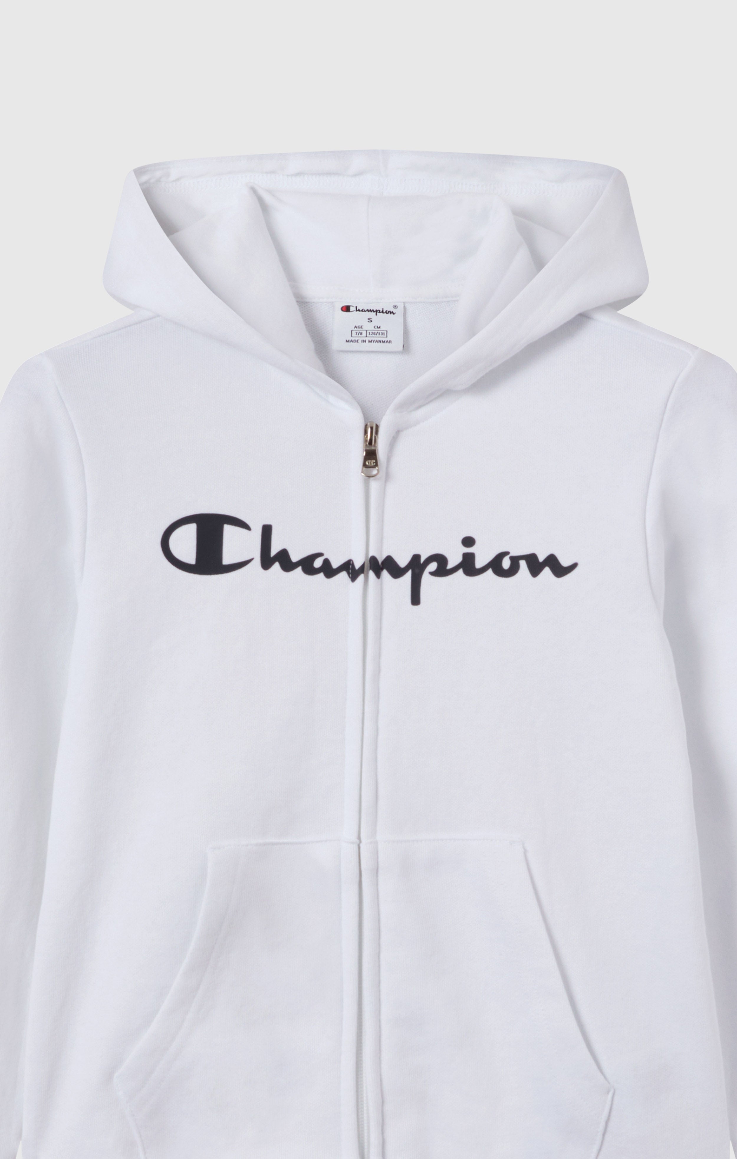 Boys' Full Zip Hoodie with Maxi Logo