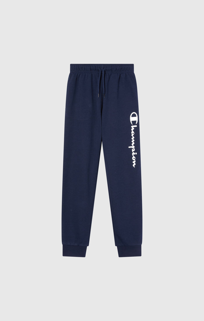 Leichte Jogger-Hose mit Rippbündchen und Großem Gedrucktem Logo für Jungen