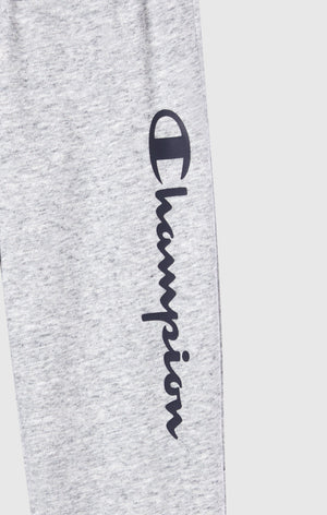 Pantalon Jogger Léger avec Bas en Côte et Maxi Logo Imprimé pour Garçon