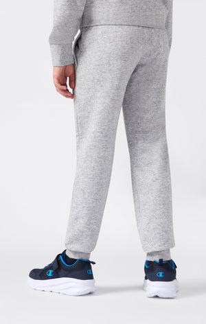 Pantalon Jogger Léger avec Bas en Côte et Maxi Logo Imprimé pour Garçon