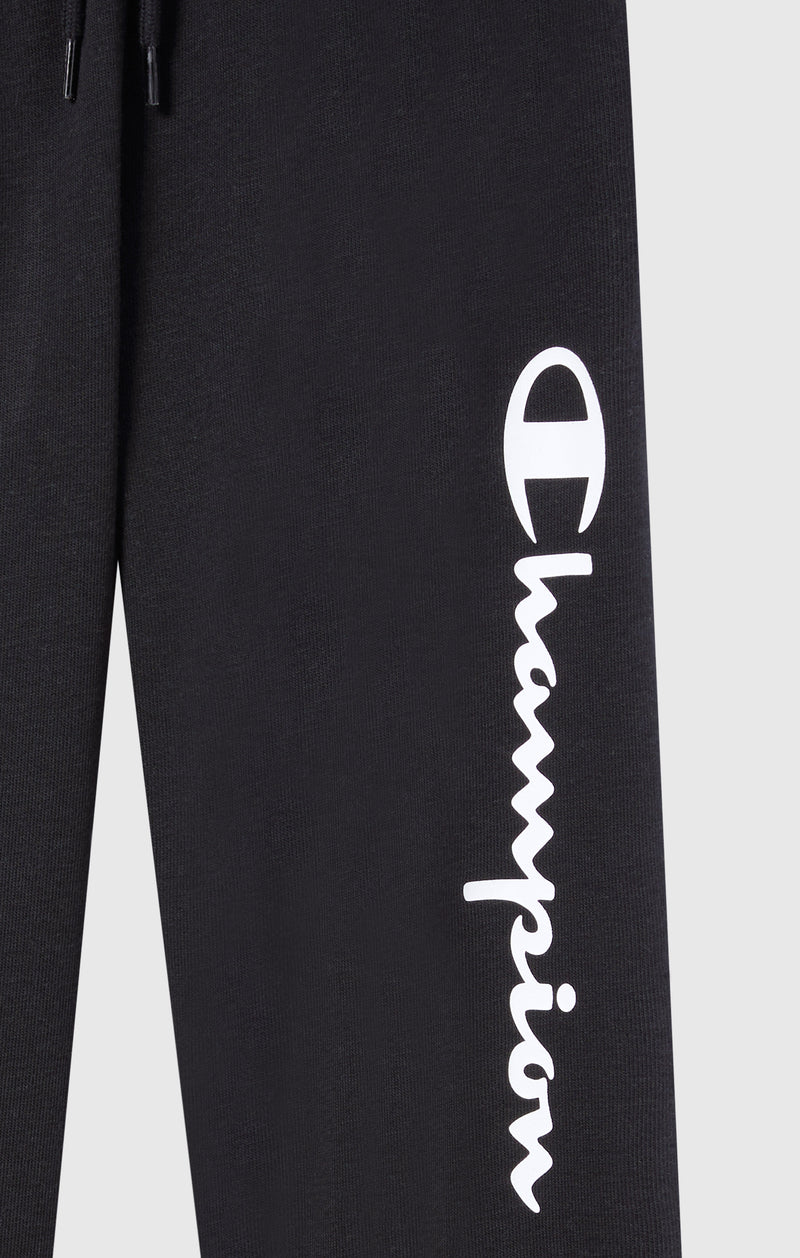 Boys’ Lightweight Jogger Pants with Rib Cuffs and Maxi Printed Logo