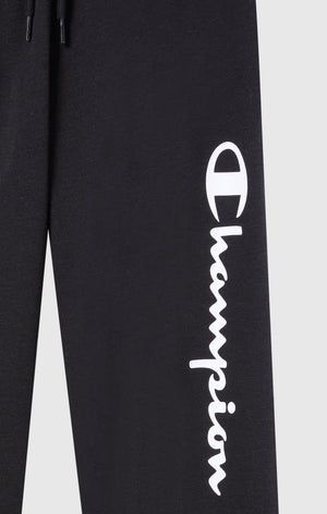 Boys’ Lightweight Jogger Pants with Rib Cuffs and Maxi Printed Logo