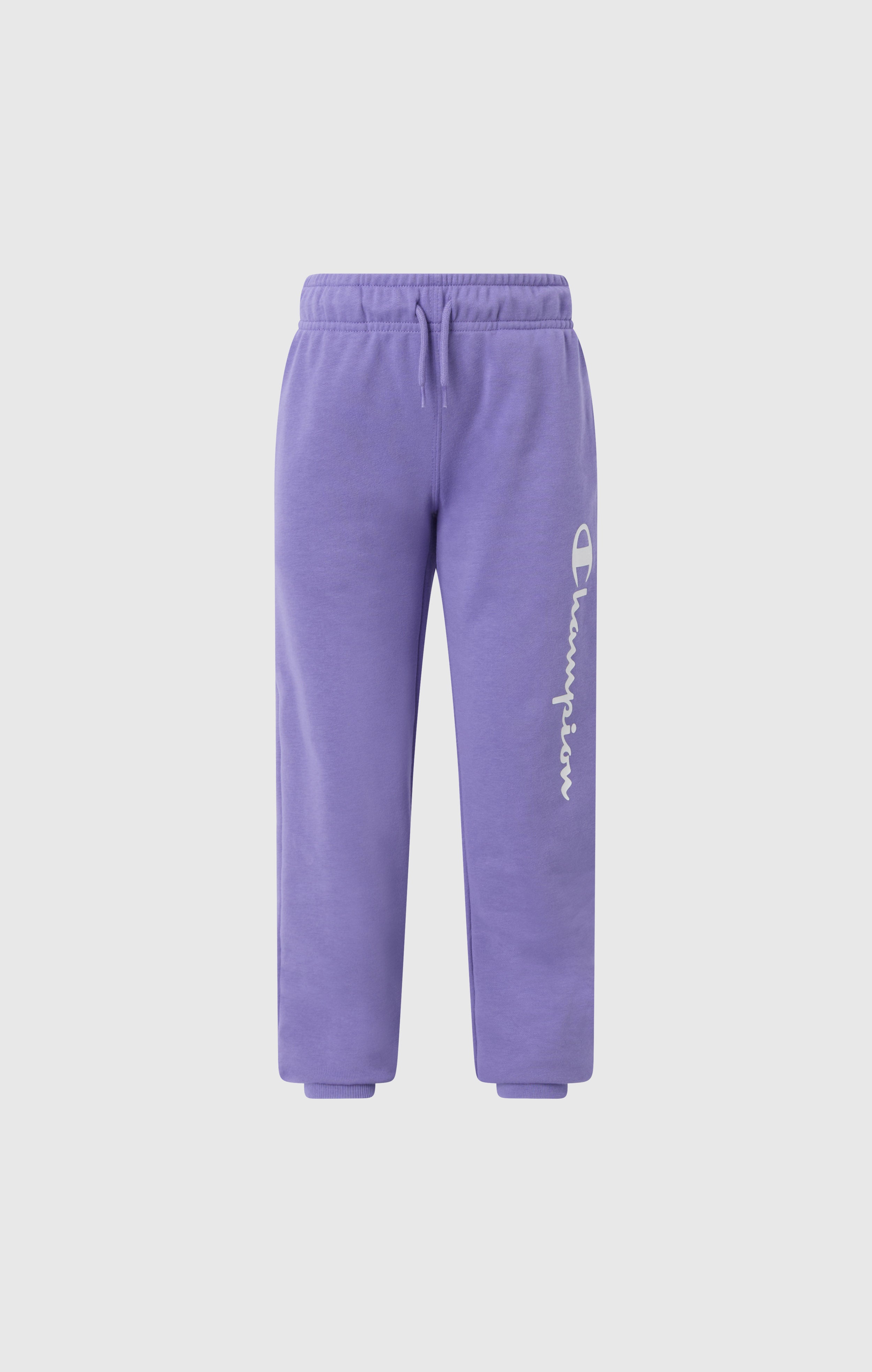 Boys’ Lightweight Jogger Pants with Rib Cuffs and Maxi Printed Logo