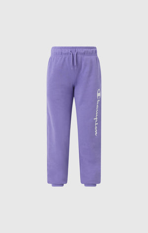 Boys’ Lightweight Jogger Pants with Rib Cuffs and Maxi Printed Logo