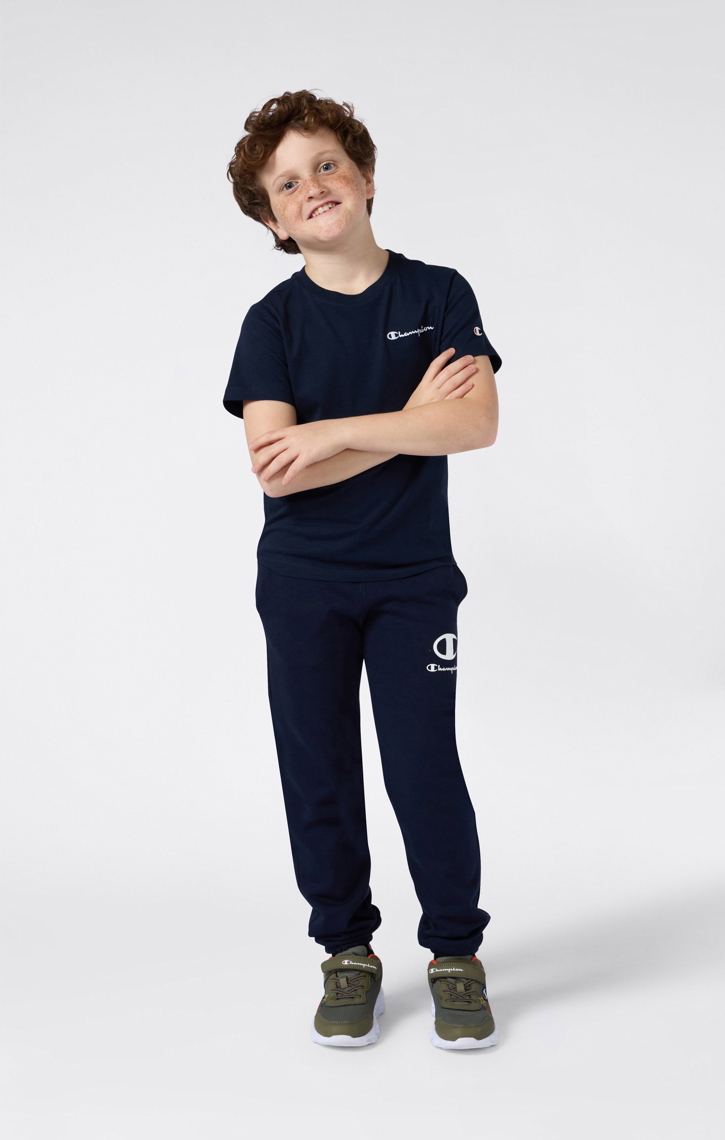 Boys' Fleece Rib Cuff Jogger Pants