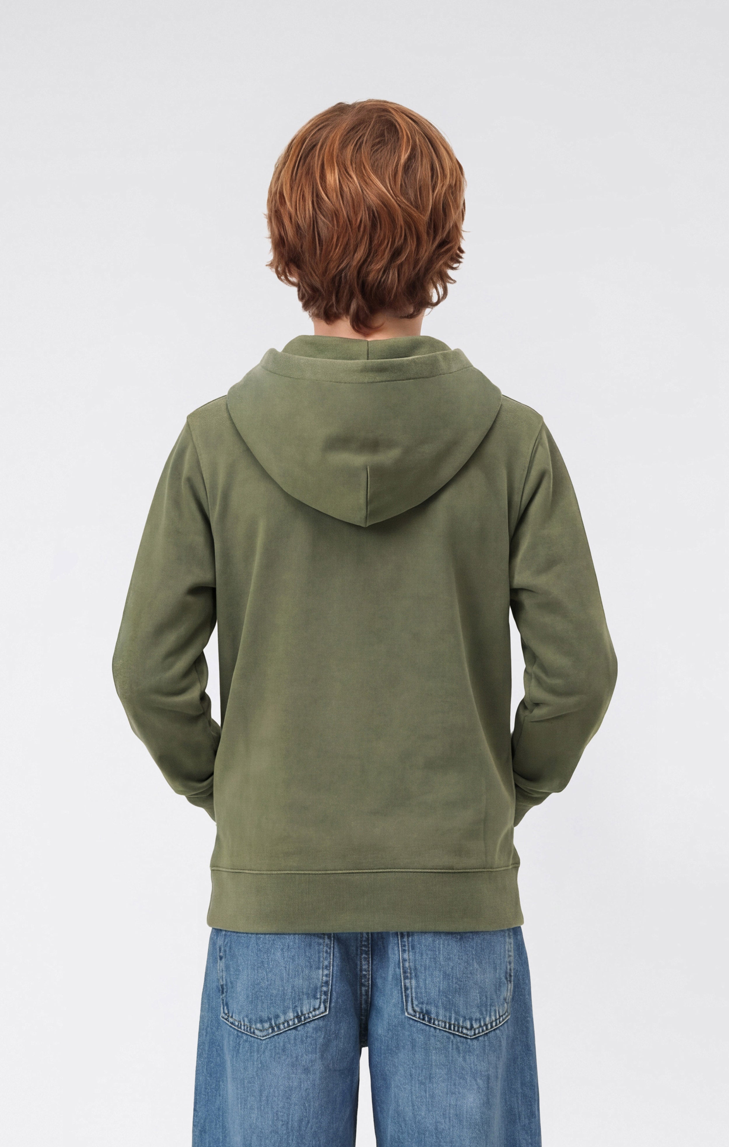 Jungen Kapuzenpullover im Washed-Look Icons