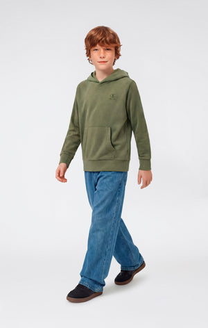 Jungen Kapuzenpullover im Washed-Look Icons