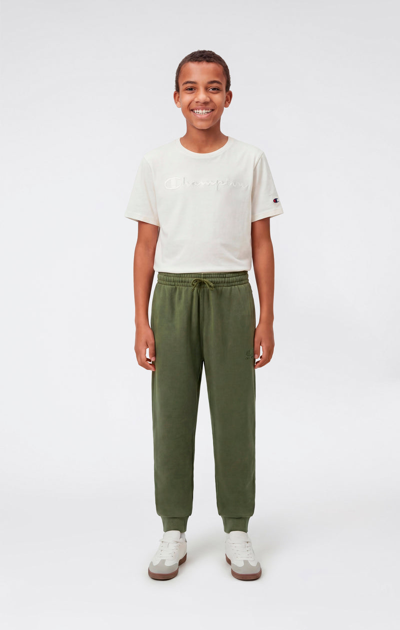 Pantalon à bords-côtes effet délavé pour garçon Icons