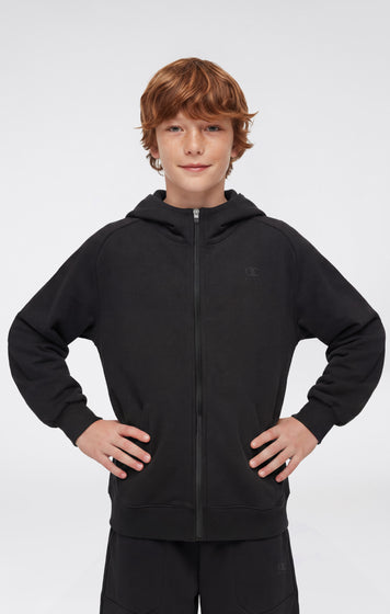 Felpa con Cappuccio Full Zip C-Tech Bambino