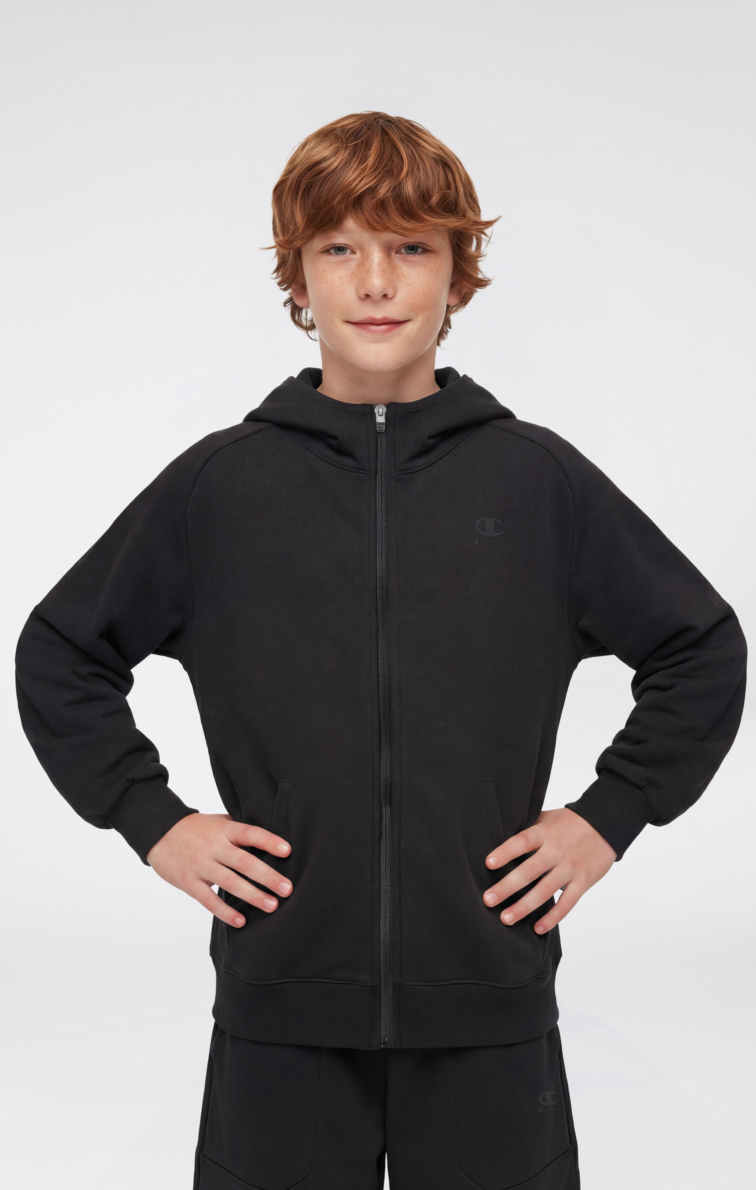 Sudadera con Capucha y Cremallera Completa C-Tech para Niño