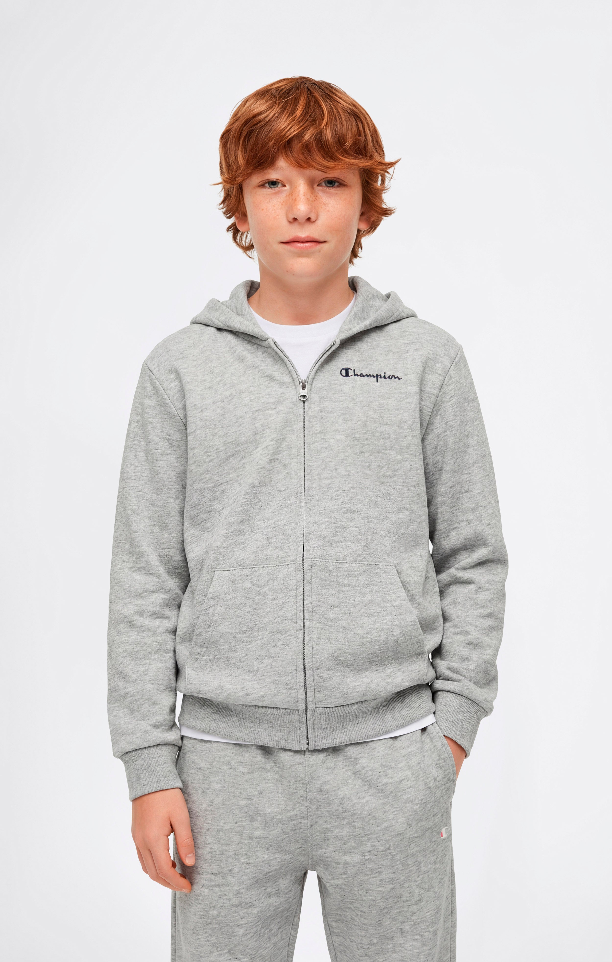 Boys’ Lightweight Full Zip Hooded Sweatshirt Icons