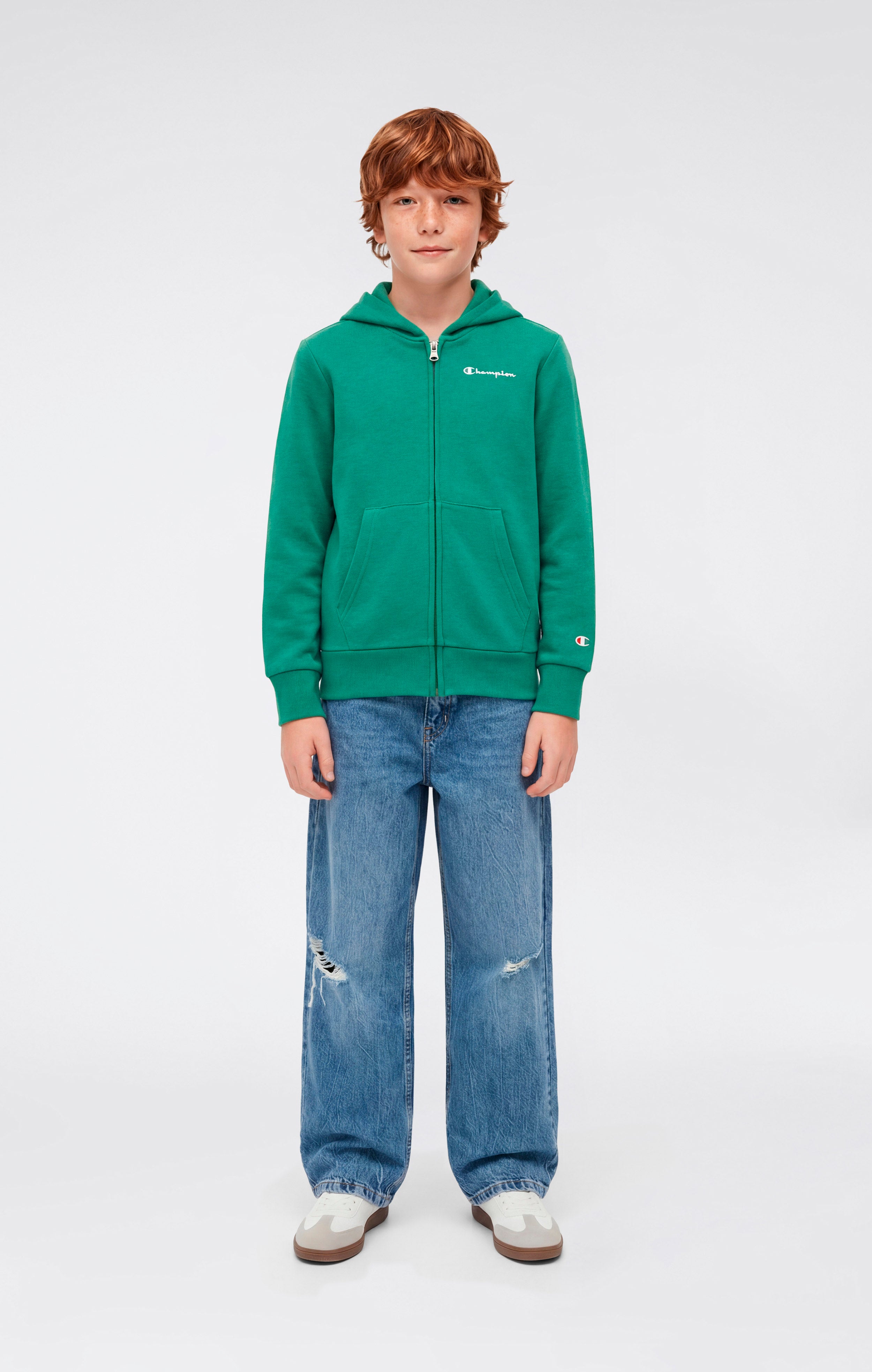 Boys’ Lightweight Full Zip Hooded Sweatshirt Icons