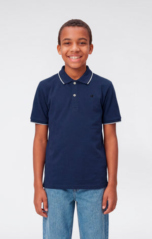 Polo en Coton Piqué pour Garçon
