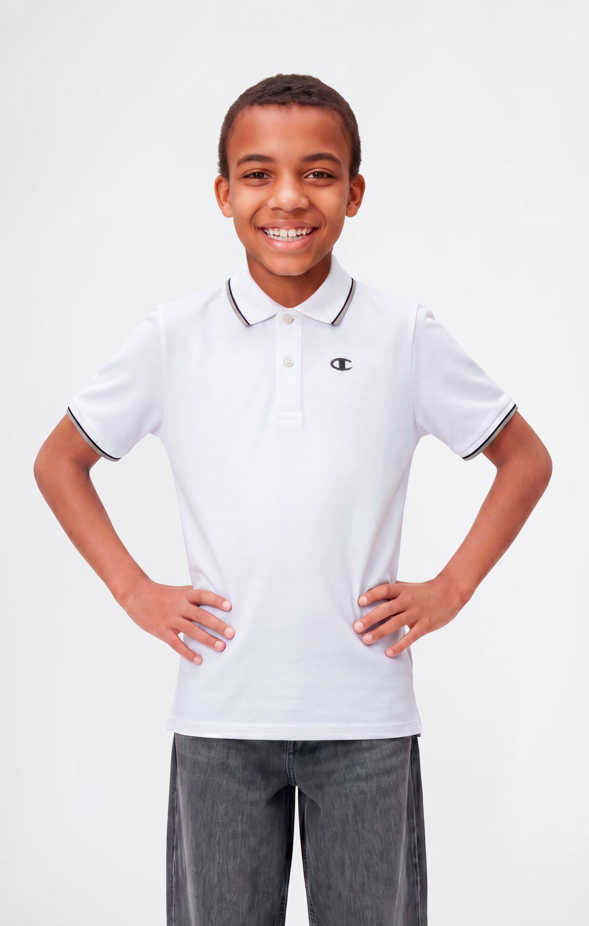 Polo en Coton Piqué pour Garçon