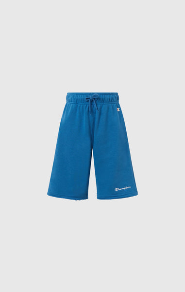 Boys’ Bermuda Shorts with Small Embroidered Logo Icons