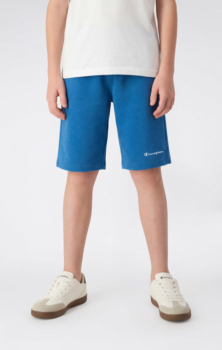 Boys’ Bermuda Shorts with Small Embroidered Logo Icons