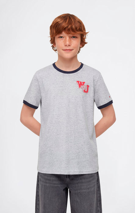 Boys’ Ringer T-Shirt with Graphic