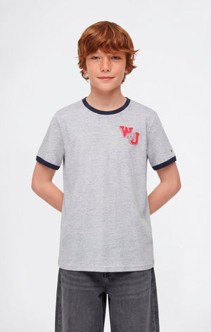 T-shirt Ringer con Grafica da Bambino