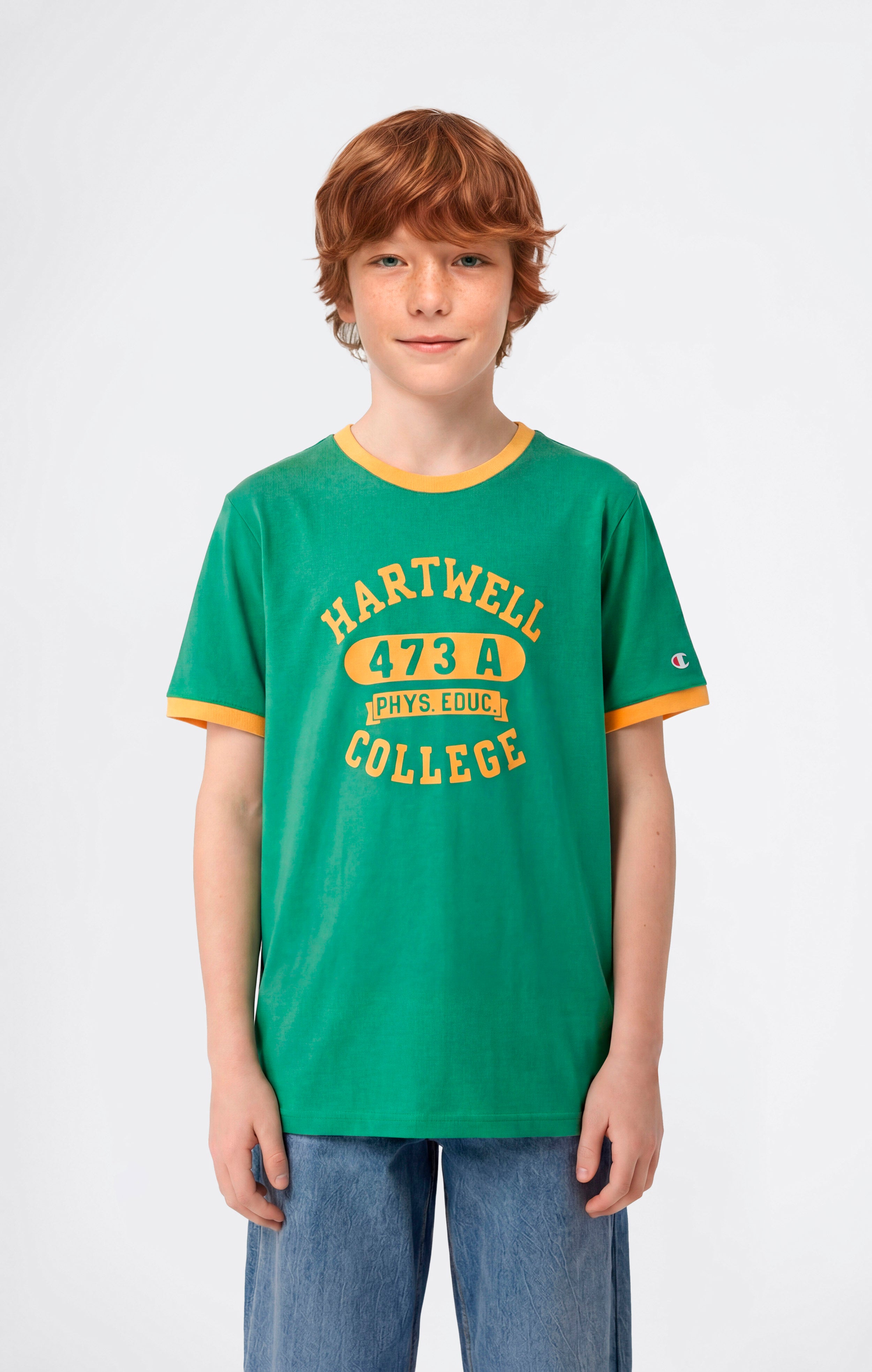 Boys’ Ringer T-Shirt with Graphic