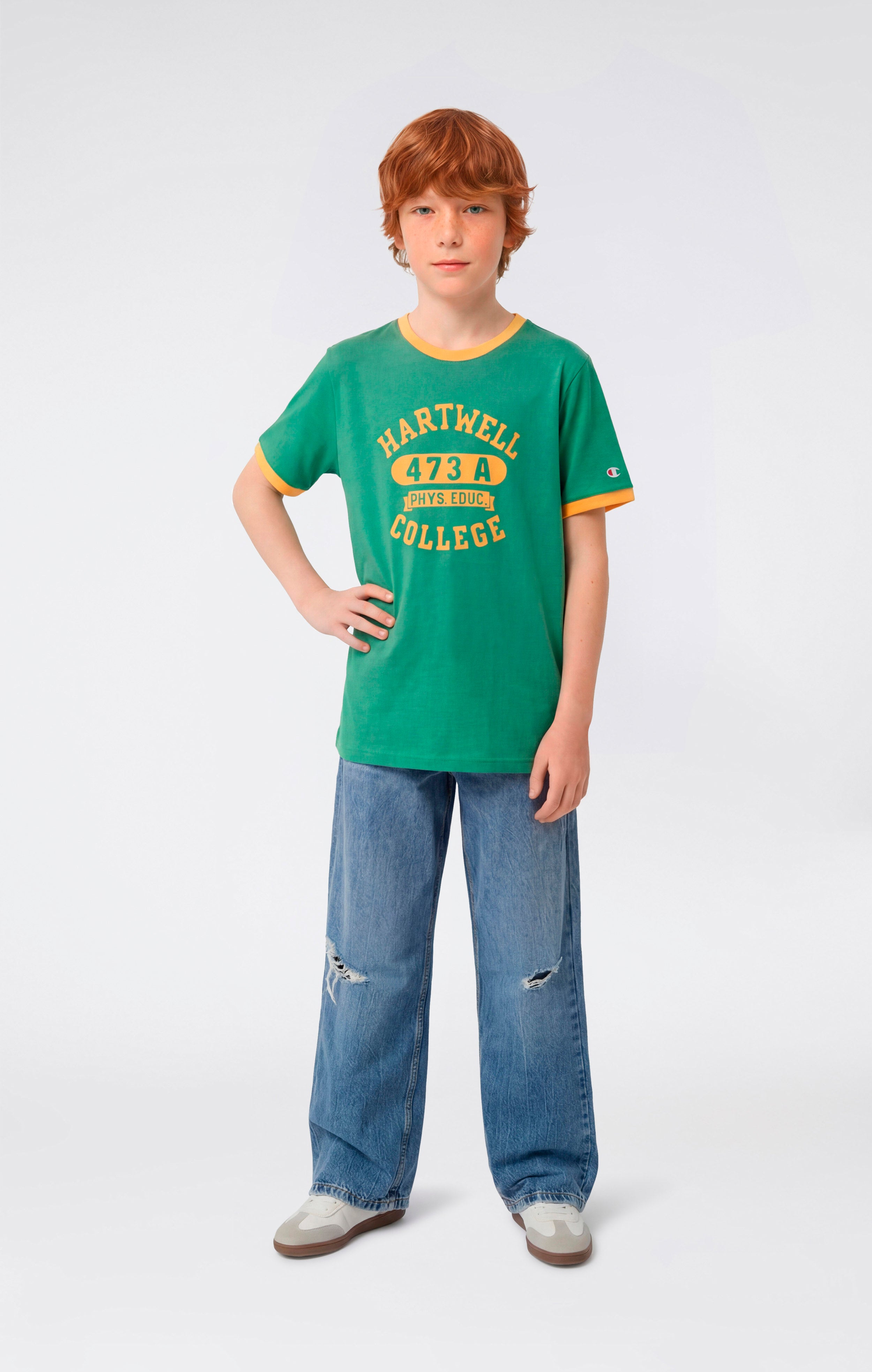 Boys’ Ringer T-Shirt with Graphic