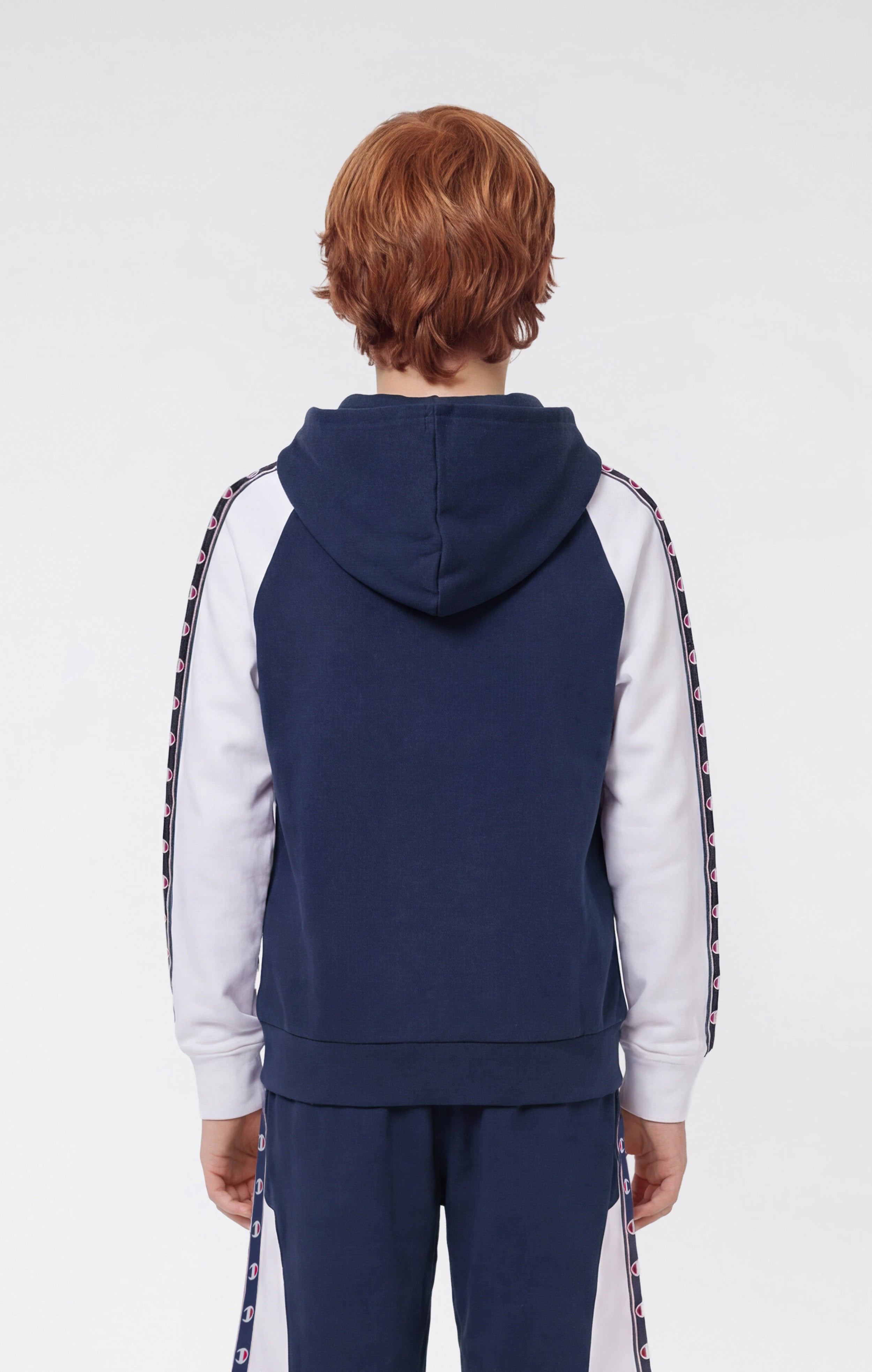 Sudadera con capucha y cinta C-Logo para niño