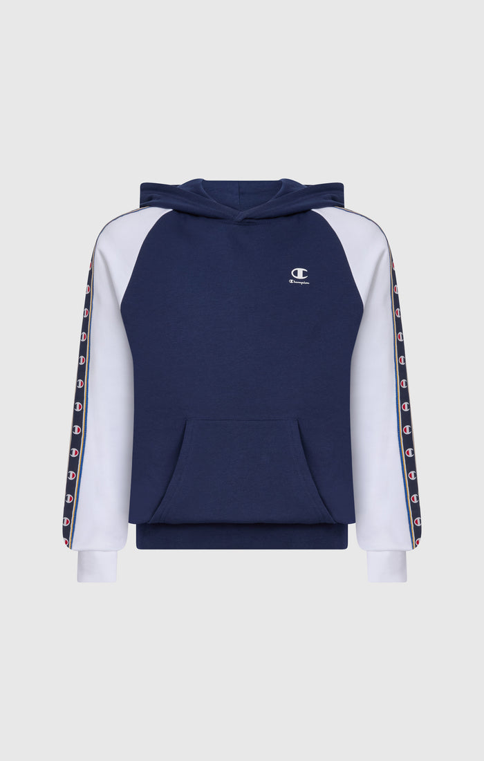 Boys’ Hooded Sweatshirt with C-Logo Tape