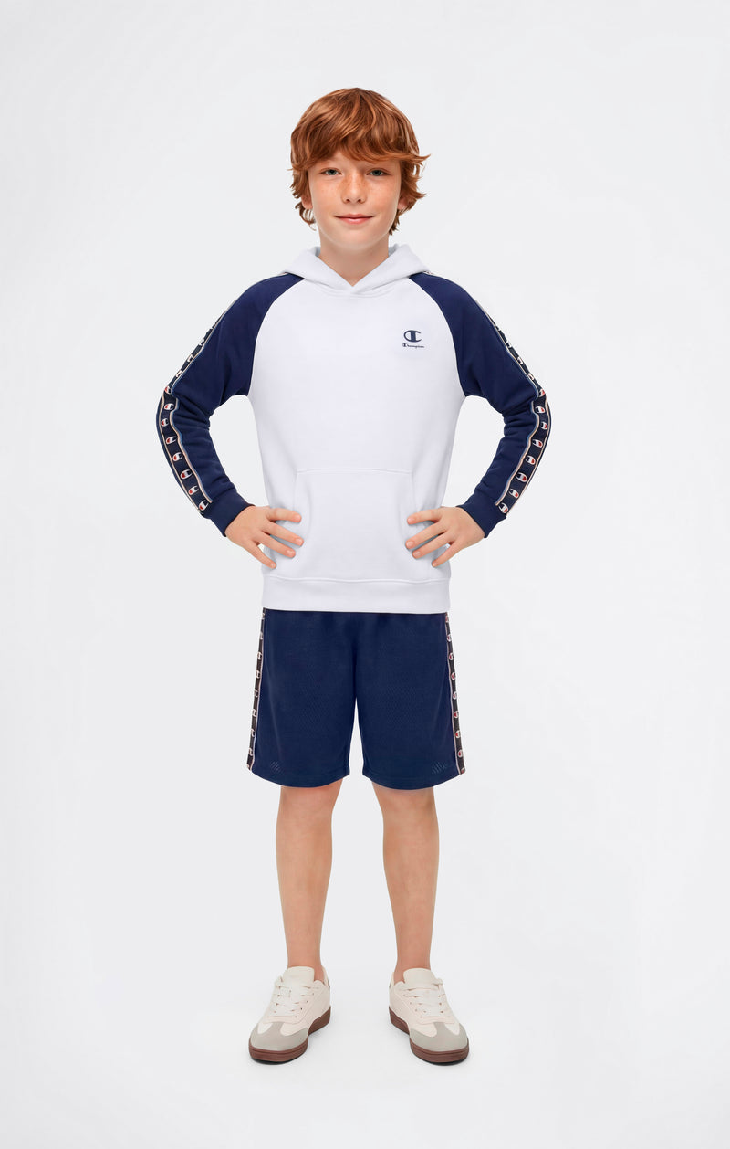 Boys’ Hooded Sweatshirt with C-Logo Tape