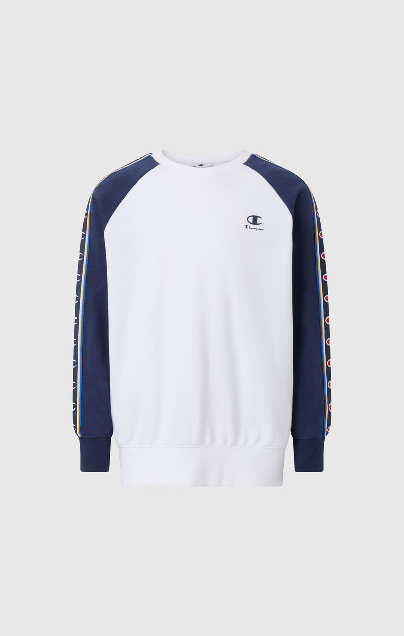 Boys’ Crewneck Sweatshirt with C-Logo Tape