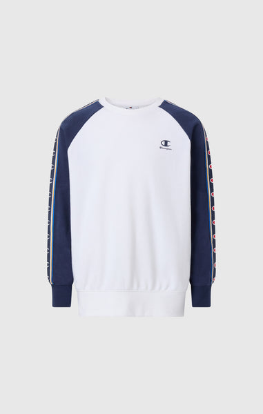 Jungen Rundhals-Sweatshirt mit C-Logo Tape