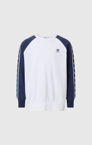 Boys’ Crewneck Sweatshirt with C-Logo Tape