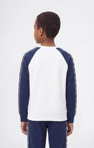 Boys’ Crewneck Sweatshirt with C-Logo Tape