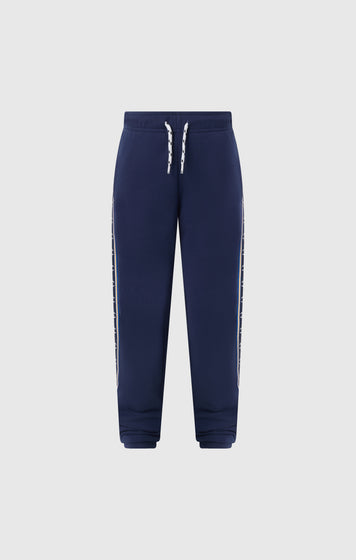 Pantalon avec bas côtelé et bande logo pour garçon