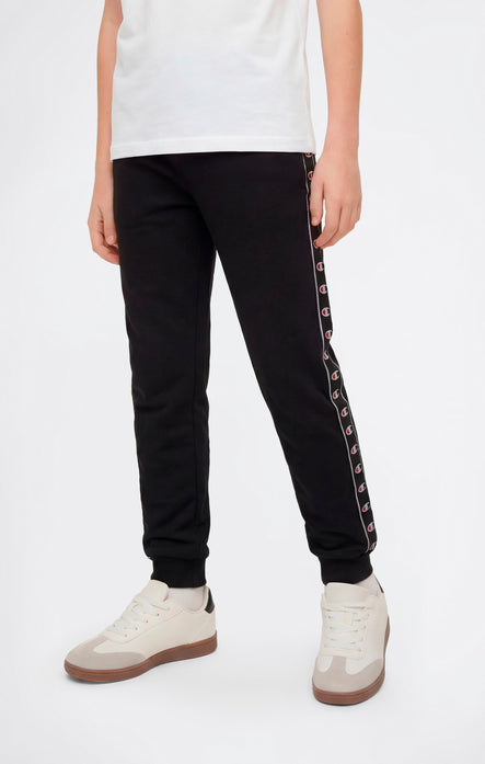 Boys’ Rib Cuff Pants with Tape Logo