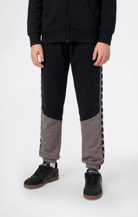 Boys’ Elastic Cuff Pants with Tape Logo