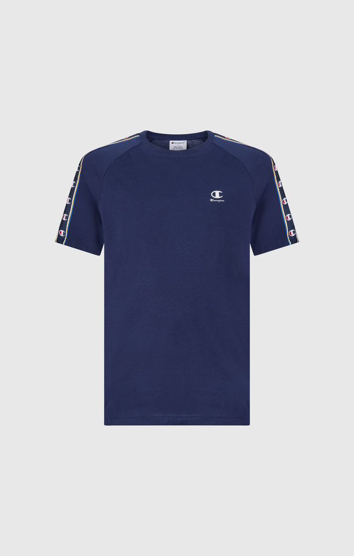 Boys’ Crewneck T-Shirt with Tape Logo