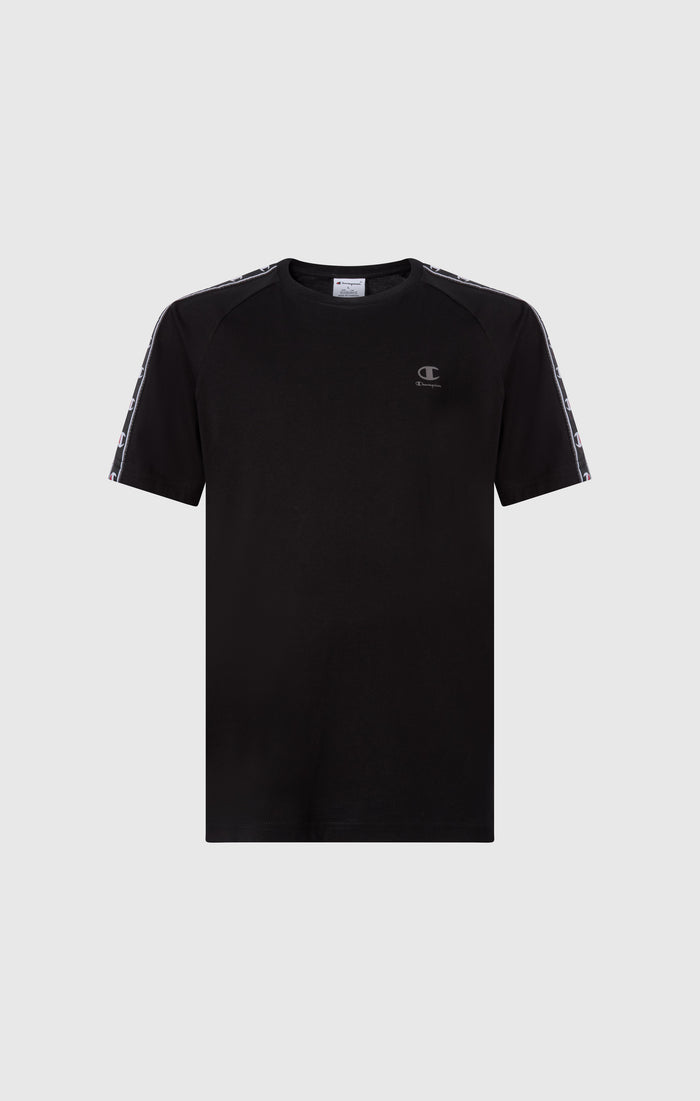 Boys’ Crewneck T-Shirt with Tape Logo