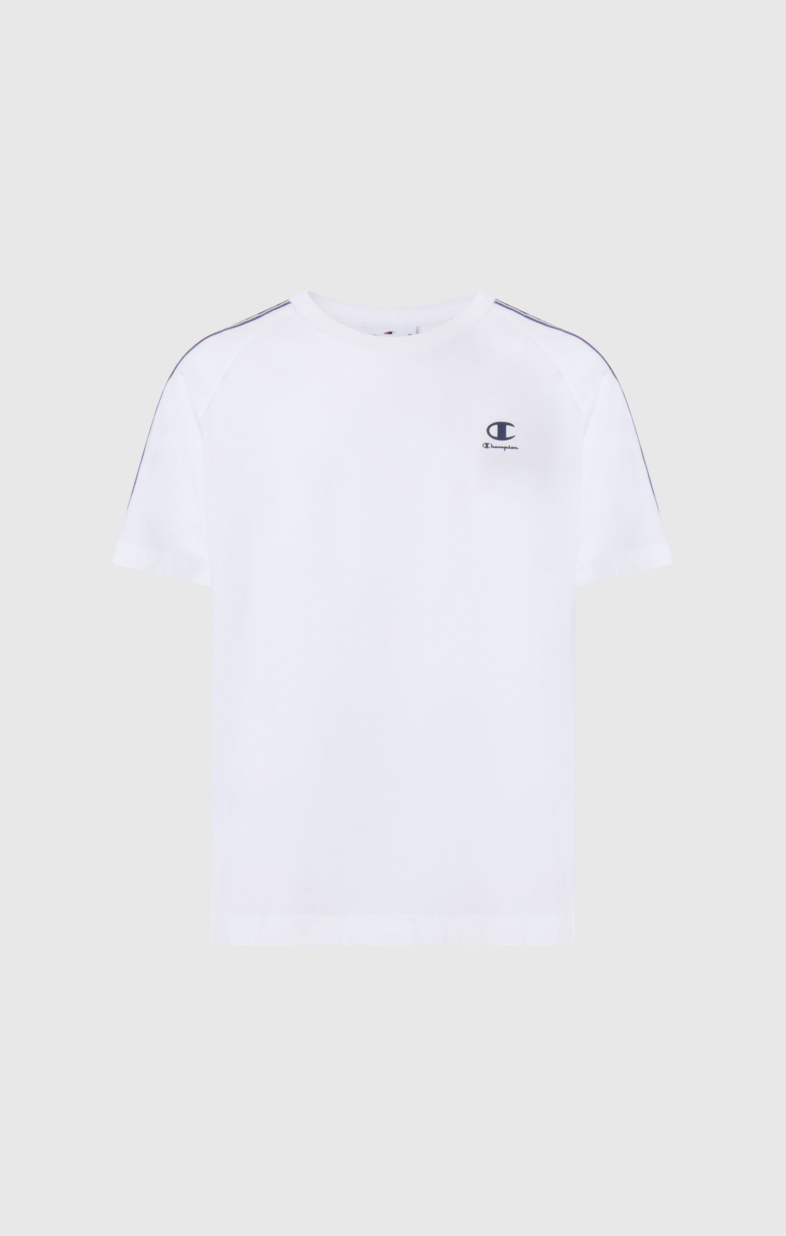 Jungen T-Shirt mit Rundhalsausschnitt und Logo-Tape