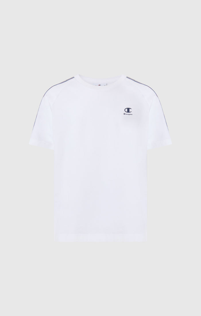 Boys’ Crewneck T-Shirt with Tape Logo