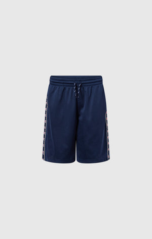 Boys’ Mesh Bermuda Shorts with Tape Logo