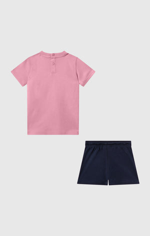 Baby Cotton T-Shirt and Shorts Set