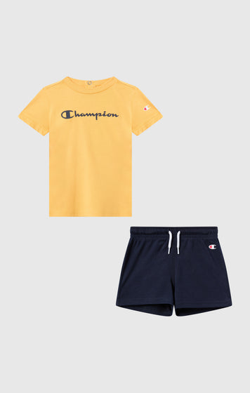 Baby Cotton T-Shirt and Shorts Set