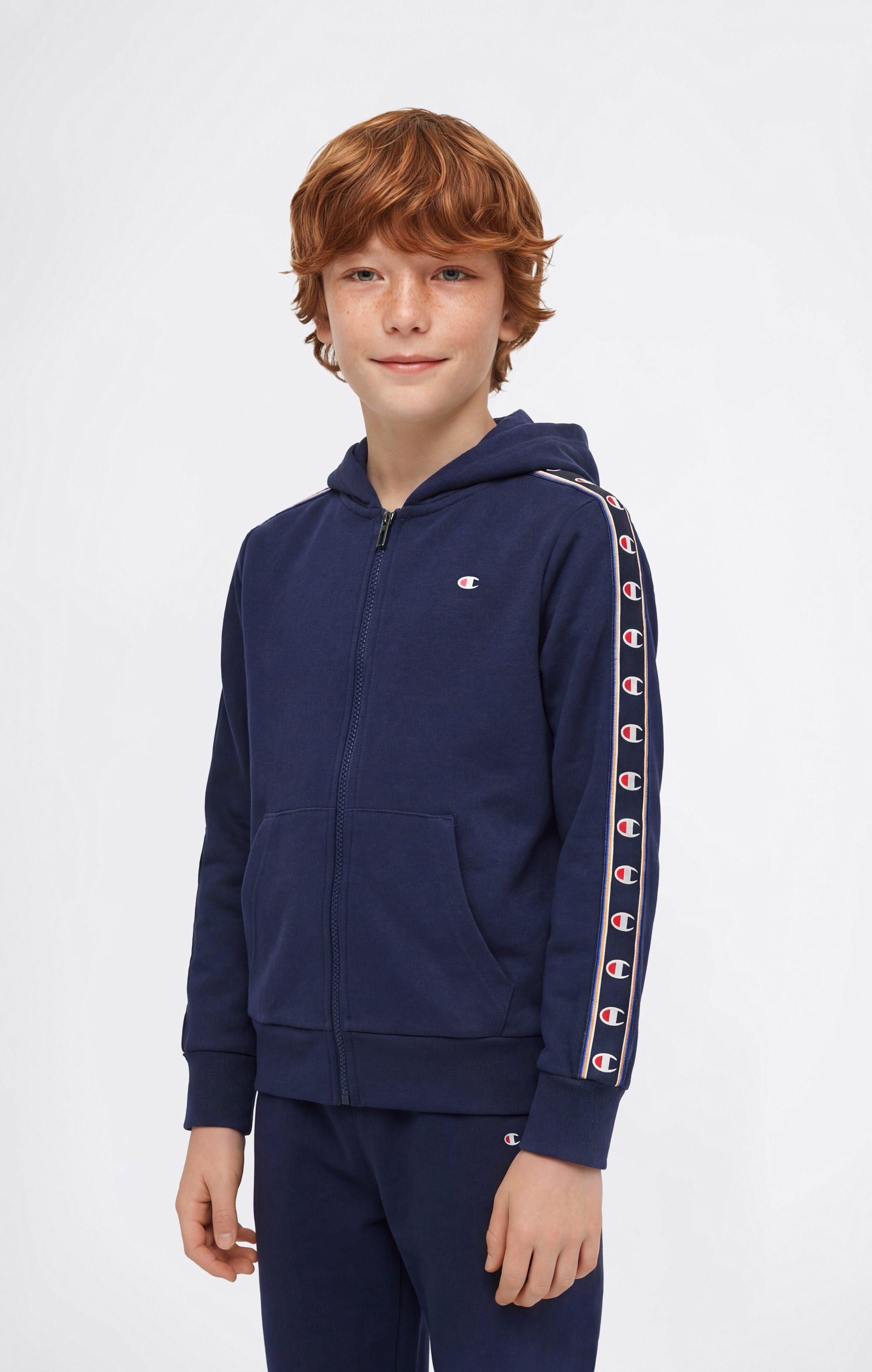 Boys’ Hooded Full Zip Sweatshirt and Pants Tracksuit