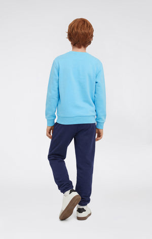 Boys’ Crewneck Sweatshirt and Pants Tracksuit with Graphic