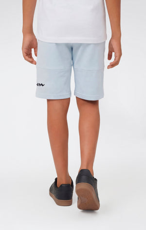 Boys’ Cotton Shorts with Maxi Printed Logo