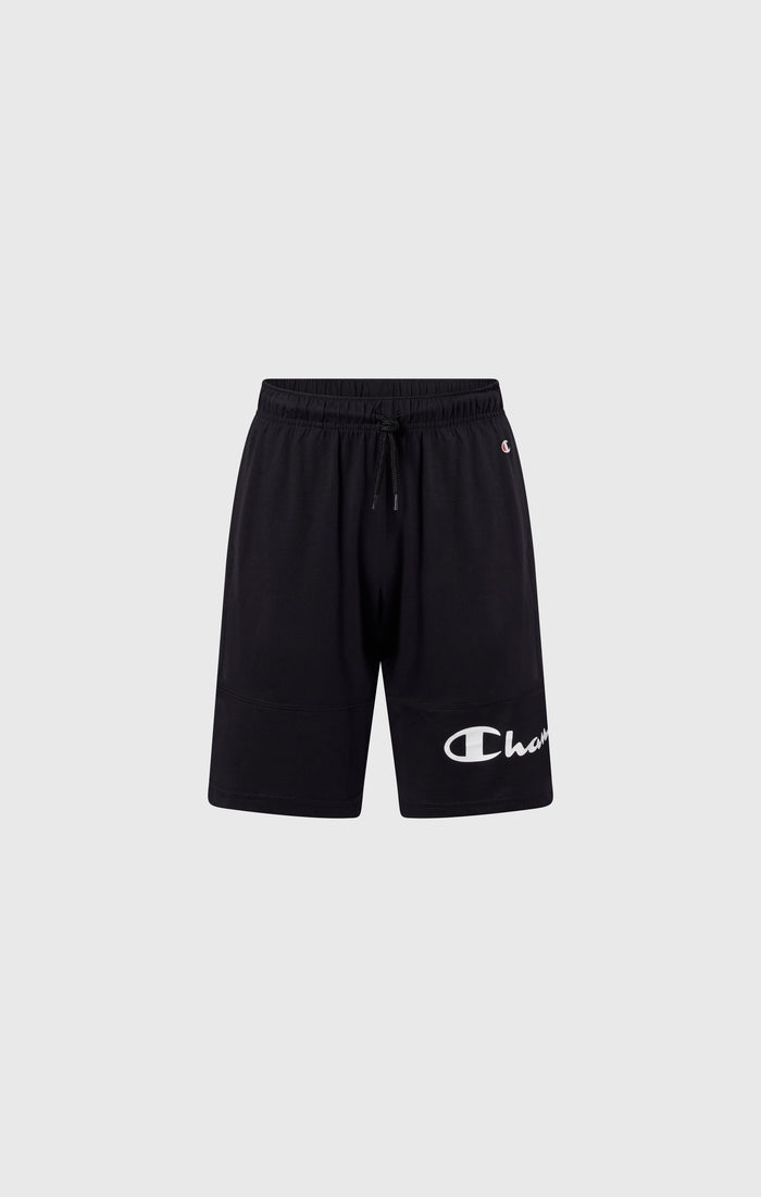 Boys’ Cotton Shorts with Maxi Printed Logo