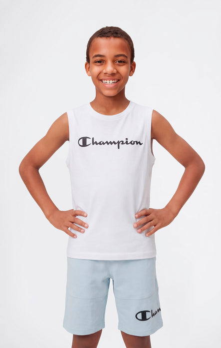 Boys' Tank Top with Maxi Printed Logo