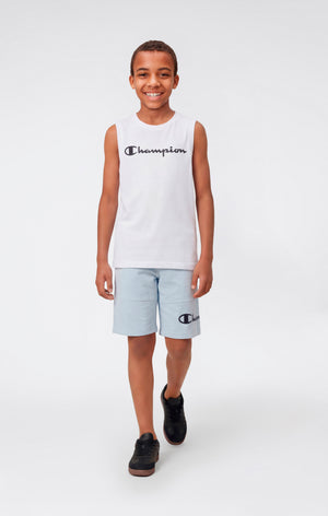 Boys' Tank Top with Maxi Printed Logo