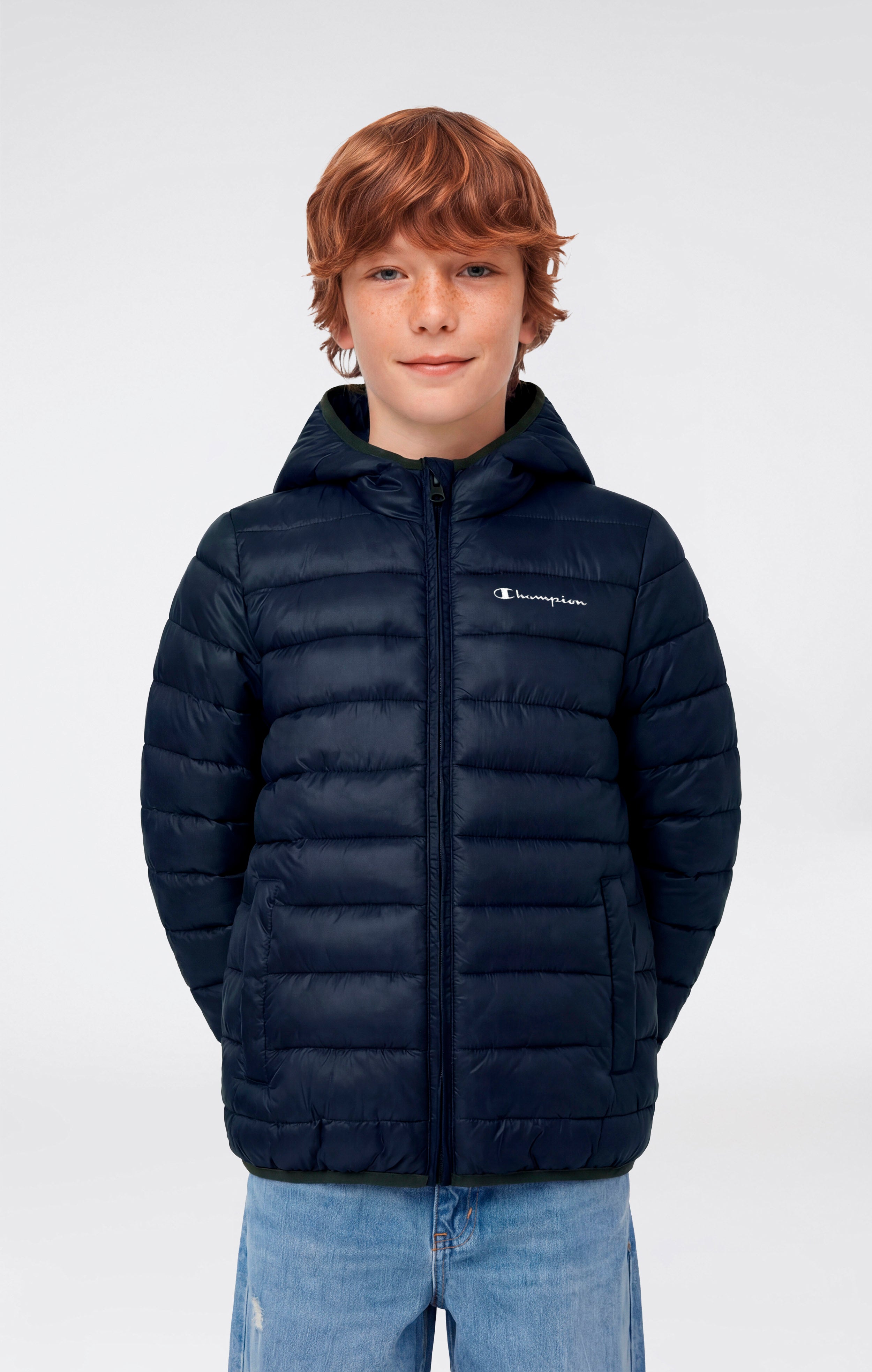 Giacca con Cappuccio Imbottita Leggera da Bambini