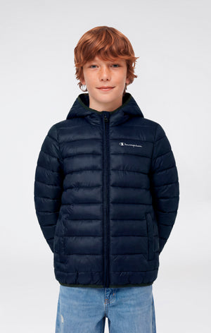Giacca con Cappuccio Imbottita Leggera da Bambini
